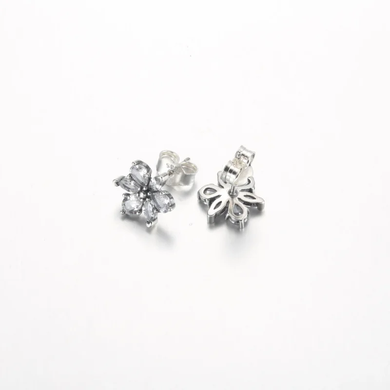 (zdjęcie do) Pandora Błyszczące Kolczyki Studniowe z Klastrami Herbarium - 292633C01 - Wyświetl 4