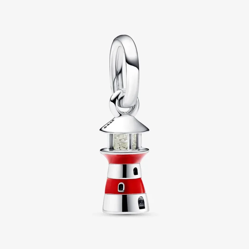(zdjęcie do) Pandora Charm Wiszący ze Świecącym w Ciemności Latarnią Morską - 792714C01