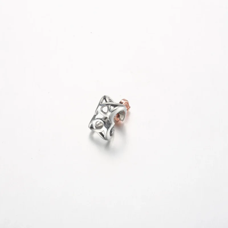 (zdjęcie do) Pandora Charm z dwoma kolorami i otwartym wzorem nieskończoności serca - 782642C - Wyświetl 4