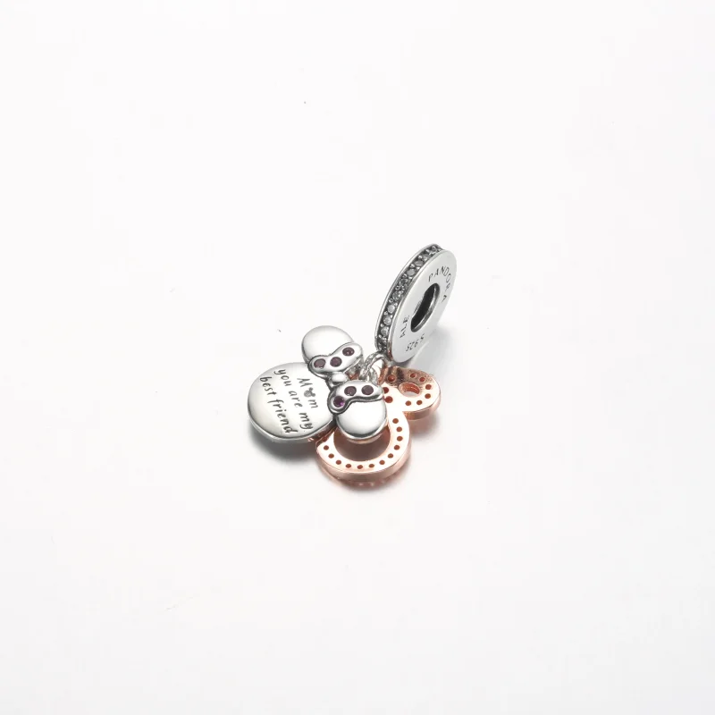 (zdjęcie do) Pandora Disney Minnie Mouse Silhouette Podwójny Wisior - 782615C01 - Wyświetl 3