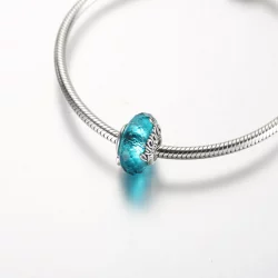 Pandora Fasetkowana zawieszka przyjaźni ze szkła Murano - 792762C01