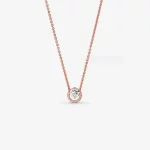 Pandora Lśniący Okrągły Wisiorek z Pierścieniem Halo - Naszyjnik Collier - 361174C02-45