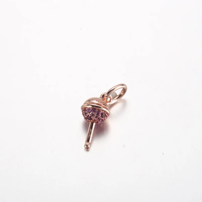 (zdjęcie do) Pandora Lollipop 14-karatowego różowego złota wisiorek - 782598C01 - Wyświetl 2