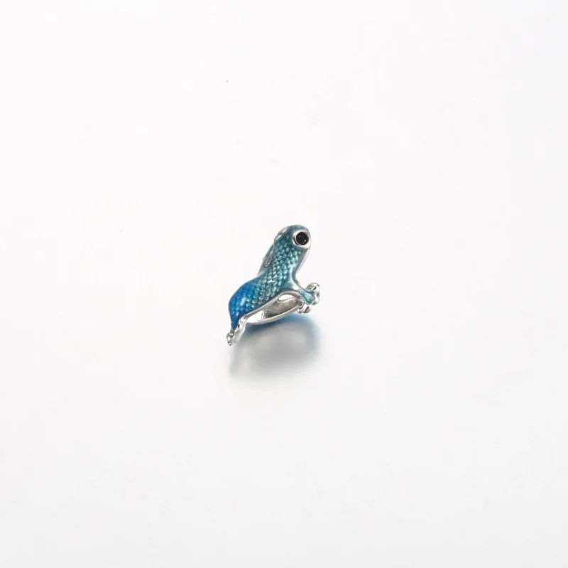 (zdjęcie do) Pandora Metalowy Niebieski Wąż Charm - 792701C01 - Wyświetl 3