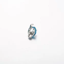 Pandora Metalowy Niebieski Wąż Charm - 792701C01