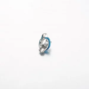 Pandora Metalowy Niebieski Wąż Charm - 792701C01