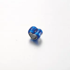 Pandora Niebieski Charm Serca z Obrotowym Elementem - 792750C01