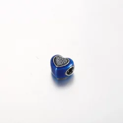 Pandora Niebieski Charm Serca z Obrotowym Elementem - 792750C01