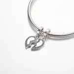 Pandora Przyjaciele Wiszący Charm Serce do Podziału - 792743C01