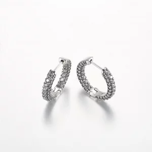 Pandora Timeless Pavé Kolczyki z pojedynczym rządem - 292624C01