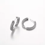 Pandora Timeless Pavé Kolczyki z pojedynczym rządem - 292624C01