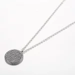 Pandora Timeless Pavé Okrągły Wisiorek na Sznurku - 392632C01-45