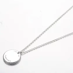 Pandora Timeless Pavé Okrągły Wisiorek na Sznurku - 392632C01-45