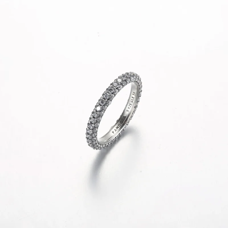 (zdjęcie do) Pandora Timeless Pavé Pierścionek pojedynczy - 192627C01 - Wyświetl 2