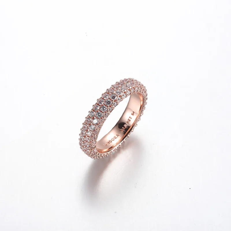 (zdjęcie do) Pandora Timeless Pavé Podwójny Pierścień - 182629C01 - Wyświetl 2