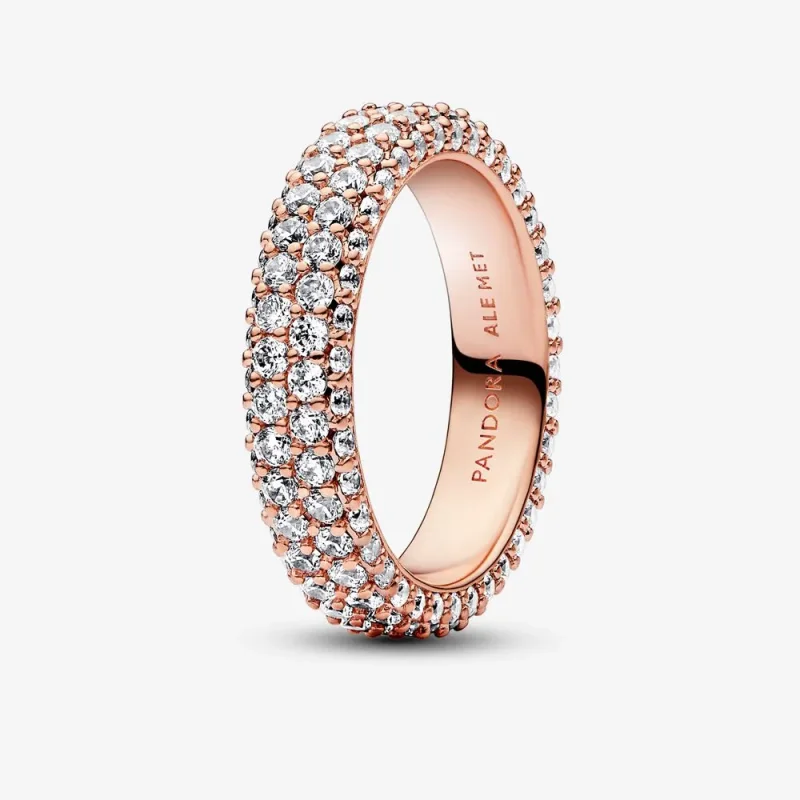 (zdjęcie do) Pandora Timeless Pavé Podwójny Pierścień - 182629C01
