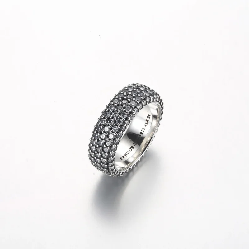 (zdjęcie do) Pandora Timeless Pavé Trzyrzędowy Pierścionek - 192634C01 - Wyświetl 2