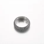 Pandora Timeless Pavé Trzyrzędowy Pierścionek - 192634C01