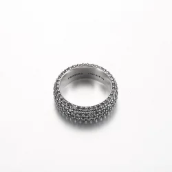 Pandora Timeless Pavé Trzyrzędowy Pierścionek - 192634C01