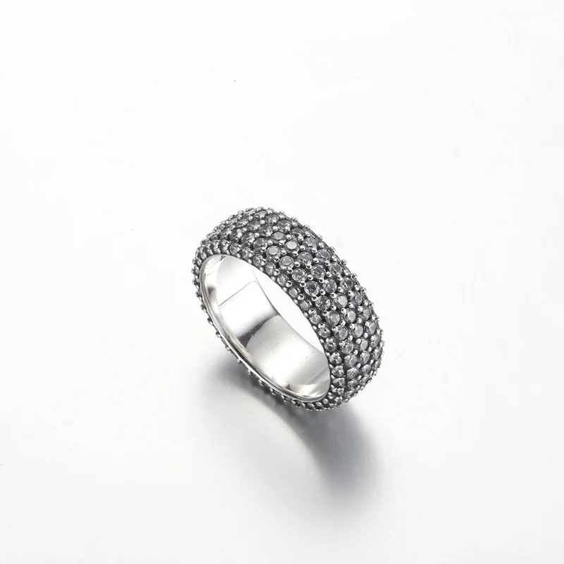 (zdjęcie do) Pandora Timeless Pavé Trzyrzędowy Pierścionek - 192634C01 - Wyświetl 4