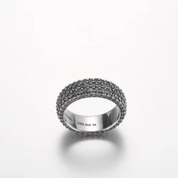 Pandora Timeless Pavé Trzyrzędowy Pierścionek - 192634C01