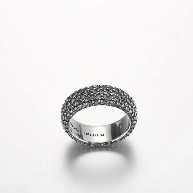(zdjęcie do) Pandora Timeless Pavé Trzyrzędowy Pierścionek - 192634C01 - Wyświetl 5