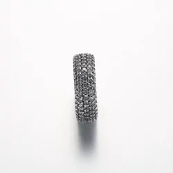 Pandora Timeless Pavé Trzyrzędowy Pierścionek - 192634C01