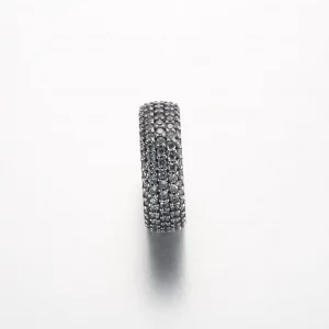 Pandora Timeless Pavé Trzyrzędowy Pierścionek - 192634C01