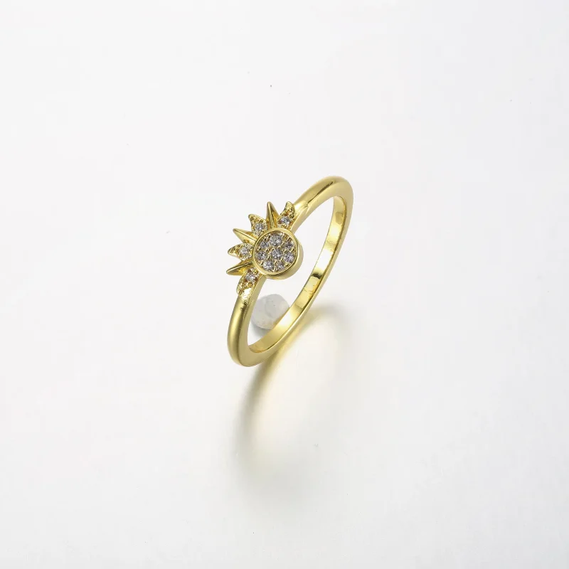(zdjęcie do) Pierścień Pandora Celestial Sparkling Sun - 162674C01 - Wyświetl 2