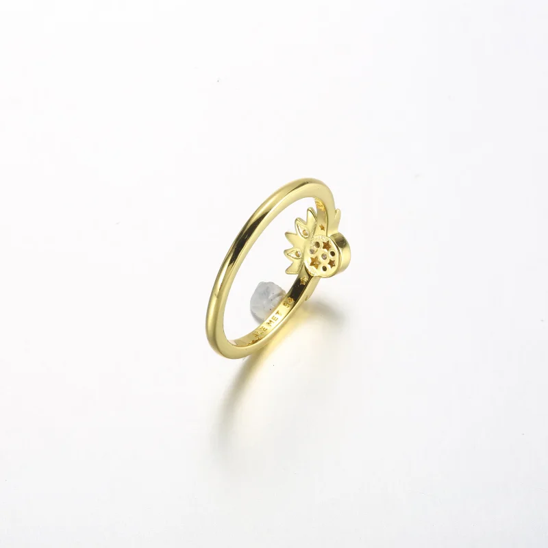 (zdjęcie do) Pierścień Pandora Celestial Sparkling Sun - 162674C01 - Wyświetl 5