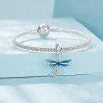 Biżuteria w stylu Pandora z zawieszką w kształcie ważki - SCC2569