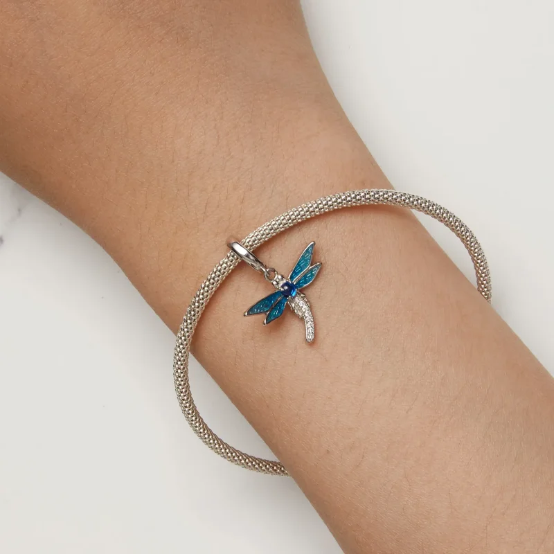 (zdjęcie do) Biżuteria w stylu Pandora z zawieszką w kształcie ważki - SCC2569 - Wyświetl 8