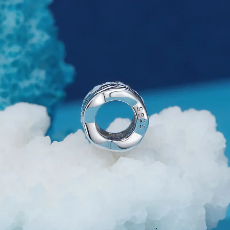 (zdjęcie do) Charm Pandora w stylu niebieskiej gwiazdy - BSC919 - Wyświetl 3