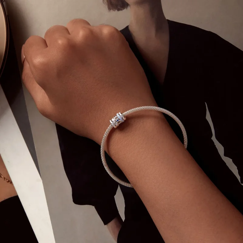 (zdjęcie do) Charm Pandora w stylu niebieskiej gwiazdy - BSC919 - Wyświetl 6