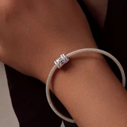 Charm Pandora w stylu niebieskiej gwiazdy - BSC919