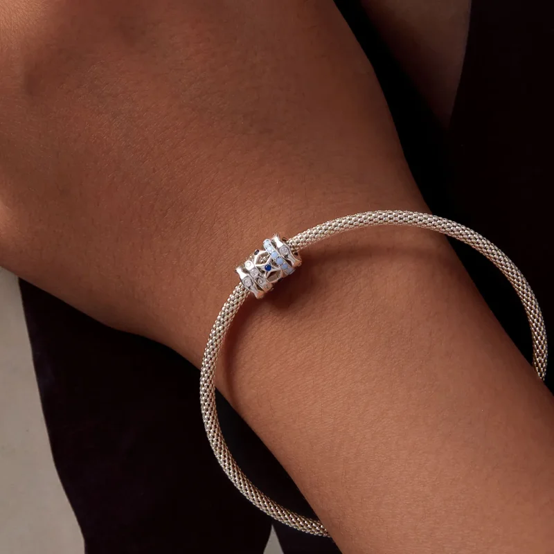 (zdjęcie do) Charm Pandora w stylu niebieskiej gwiazdy - BSC919 - Wyświetl 7