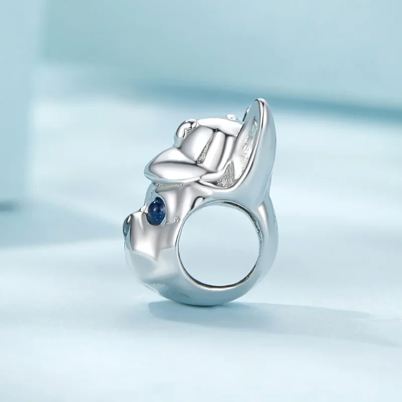 (zdjęcie do) Charm w stylu Pandora z francuskim buldogiem - SCC2588 - Wyświetl 3