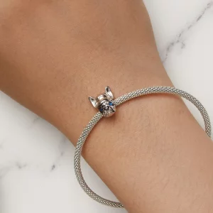 Charm w stylu Pandora z francuskim buldogiem - SCC2588