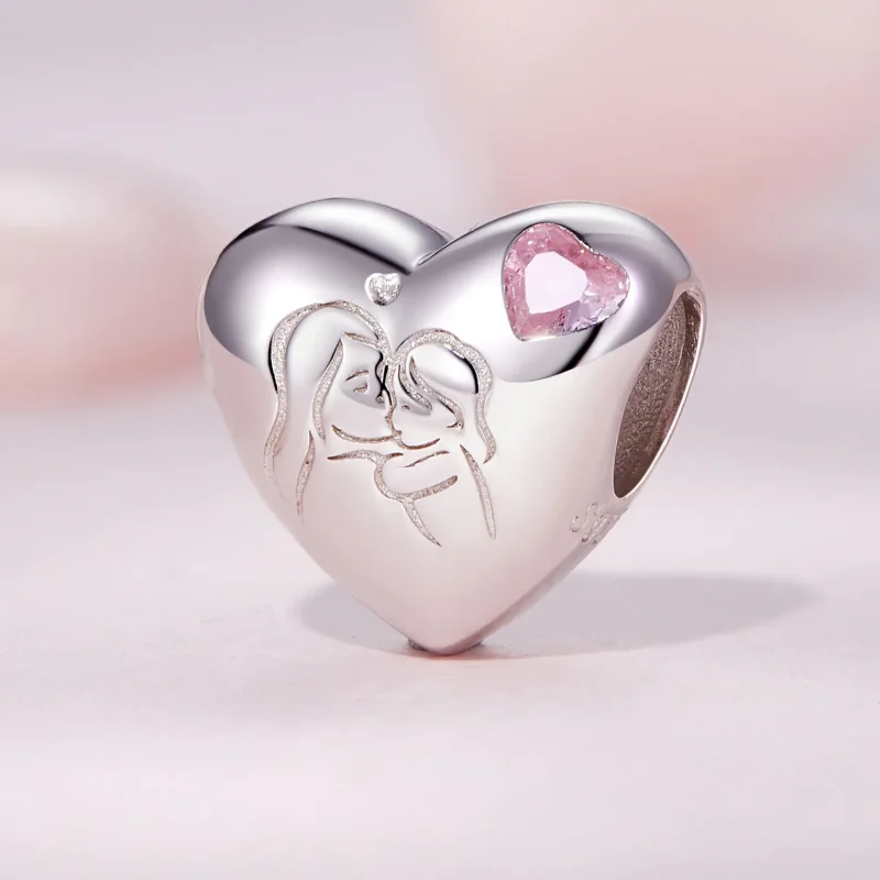 (zdjęcie do) Charm w stylu Pandora z motywem macierzyństwa - BSC827 - Wyświetl 2