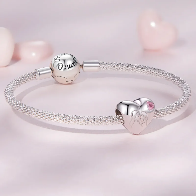 (zdjęcie do) Charm w stylu Pandora z motywem macierzyństwa - BSC827 - Wyświetl 5
