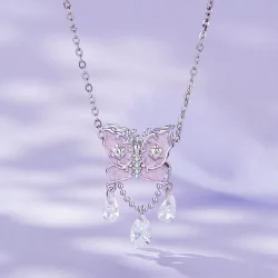 Charm w stylu Pandora z motywem motyla - SCC2543