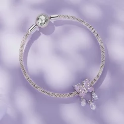 Charm w stylu Pandora z motywem motyla - SCC2543