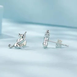 Kocie kolczyki Pandora Style - SCE1630
