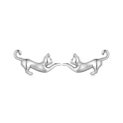 Kocie kolczyki Pandora Style - SCE1630
