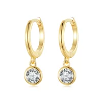 Kolczyki Pandora Style Circle Zirconia Hoop - SCE830-B
