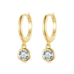 Kolczyki Pandora Style Circle Zirconia Hoop - SCE830-B