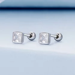 Kolczyki w kształcie mini cyrkonii Pandora Style – BSE885-S