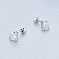 Kolczyki w kształcie mini cyrkonii Pandora Style – BSE885-S