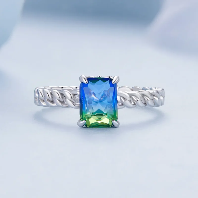 (zdjęcie do) Pandora Styl Łańcuchowy Otwarty Pierścień - BSR476-E - Wyświetl 3