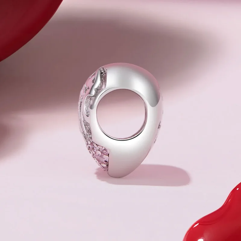 (zdjęcie do) Pandora Styl Amulet Serca na Święto Dziękczynienia - BSC923 - Wyświetl 3